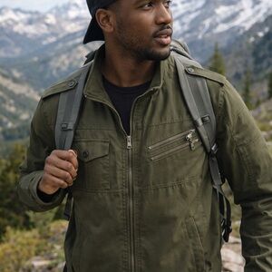 Men's Olive Green Jacket xl nwt